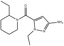 1-ethyl-5-[(2-ethylpiperidin-1-yl)carbonyl]-1H-pyrazol-3-amine
