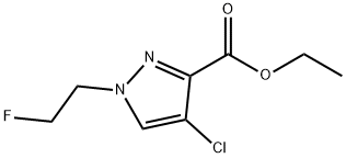 1H-Pyrazole-3-carboxylic acid, 4-chloro-1-(2-fluoroethyl)-, ethyl ester