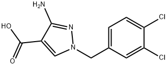 3-amino-1-(3,4-dichlorobenzyl)-1H-pyrazole-4-carboxylic acid