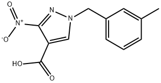 1-(3-methylbenzyl)-3-nitro-1H-pyrazole-4-carboxylic acid