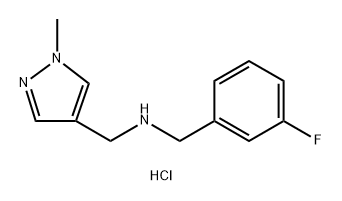 1-(3-fluorophenyl)-N-[(1-methyl-1H-pyrazol-4-yl)methyl]methanamine