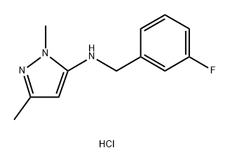 N-(3-fluorobenzyl)-1,3-dimethyl-1H-pyrazol-5-amine