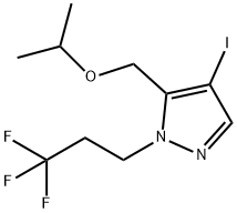 1H-Pyrazole, 4-iodo-5-[(1-methylethoxy)methyl]-1-(3,3,3-trifluoropropyl)-