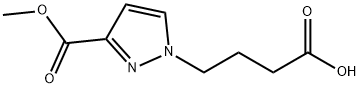 1H-Pyrazole-1-butanoic acid, 3-(methoxycarbonyl)-