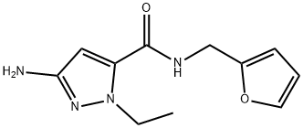 3-amino-1-ethyl-N-(2-furylmethyl)-1H-pyrazole-5-carboxamide