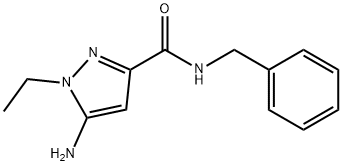 5-amino-N-benzyl-1-ethyl-1H-pyrazole-3-carboxamide