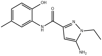 5-amino-1-ethyl-N-(2-hydroxy-5-methylphenyl)-1H-pyrazole-3-carboxamide