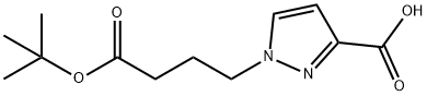 1H-Pyrazole-1-butanoic acid, 3-carboxy-, 1-(1,1-dimethylethyl) ester