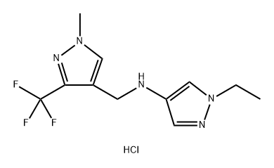 1-ethyl-N-{[1-methyl-3-(trifluoromethyl)-1H-pyrazol-4-yl]methyl}-1H-pyrazol-4-amine
