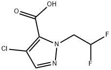 1H-Pyrazole-5-carboxylic acid, 4-chloro-1-(2,2-difluoroethyl)-