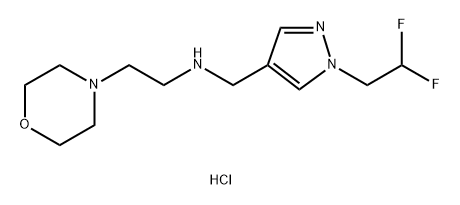 {[1-(2,2-difluoroethyl)-1H-pyrazol-4-yl]methyl}(2-morpholin-4-ylethyl)amine