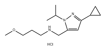 (3-cyclopropyl-1-isopropyl-1H-pyrazol-5-yl)methyl](3-methoxypropyl)amine