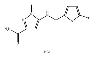 5-{[(5-fluoro-2-thienyl)methyl]amino}-1-methyl-1H-pyrazole-3-carboxamide