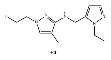 N-[(1-ethyl-1H-pyrazol-5-yl)methyl]-1-(2-fluoroethyl)-4-methyl-1H-pyrazol-3-amine