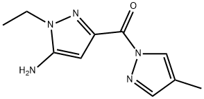 1-ethyl-3-[(4-methyl-1H-pyrazol-1-yl)carbonyl]-1H-pyrazol-5-amine