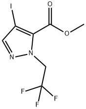 1H-Pyrazole-5-carboxylic acid, 4-iodo-1-(2,2,2-trifluoroethyl)-, methyl ester