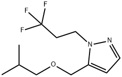 1H-Pyrazole, 5-[(2-methylpropoxy)methyl]-1-(3,3,3-trifluoropropyl)-