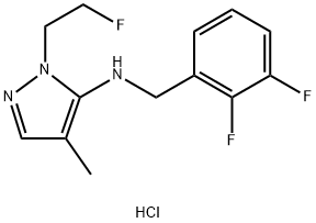 N-(2,3-difluorobenzyl)-1-(2-fluoroethyl)-4-methyl-1H-pyrazol-5-amine