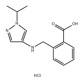 2-{[(1-isopropyl-1H-pyrazol-4-yl)amino]methyl}benzoic acid