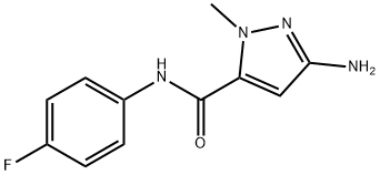 3-amino-N-(4-fluorophenyl)-1-methyl-1H-pyrazole-5-carboxamide