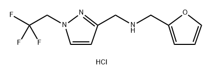 1-(2-furyl)-N-{[1-(2,2,2-trifluoroethyl)-1H-pyrazol-3-yl]methyl}methanamine
