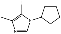 1-cyclopentyl-5-iodo-4-methyl-1H-imidazole