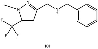 benzyl{[1-methyl-5-(trifluoromethyl)-1H-pyrazol-3-yl]methyl}amine