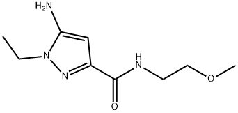 5-amino-1-ethyl-N-(2-methoxyethyl)-1H-pyrazole-3-carboxamide