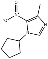 1H-Imidazole, 1-cyclopentyl-4-methyl-5-nitro-