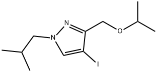 4-iodo-1-isobutyl-3-(isopropoxymethyl)-1H-pyrazole