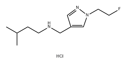 {[1-(2-fluoroethyl)-1H-pyrazol-4-yl]methyl}(3-methylbutyl)amine