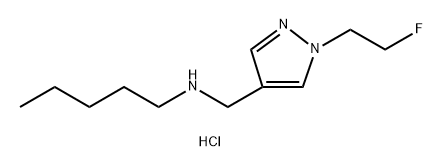 {[1-(2-fluoroethyl)-1H-pyrazol-4-yl]methyl}pentylamine