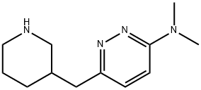 3-Pyridazinamine, N,N-dimethyl-6-(3-piperidinylmethyl)-