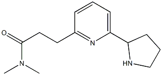 N,N-dimethyl-3-(6-pyrrolidin-2-ylpyridin-2-yl)propanamide