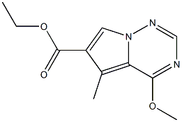 ethyl 4‐methoxy‐5‐methylpyrrolo[2,1‐f][1,2,4]triazine‐6‐carboxylate