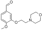 4-METHOXY-3-(2-MORPHOLIN-4-YLETHOXY)BENZALDEHYDE