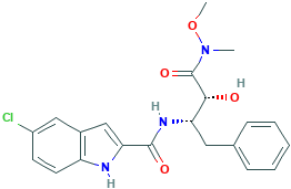 5-CHLORO-N-[(1S,2R)-2-HYDROXY-3-(METHOXYMETHYLAMINO)-3-OXO-1-(PHENYLMETHYL)PROPYL]-1H-INDOLE-2-CARBOXAMIDE