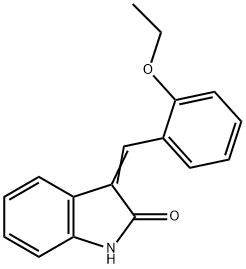 3-(2-乙氧基亚苄基)吲哚啉-2-酮