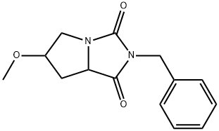 1H-Pyrrolo[1,2-c]imidazole-1,3(2H)-dione, tetrahydro-6-methoxy-2-(phenylmethyl)-