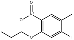 1-fluoro-2-methyl-4-nitro-5-propoxybenzene