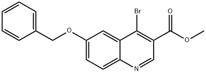 methyl 6-(benzyloxy)-4-bromoquinoline-3-carboxylate