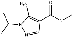 1H-Pyrazole-4-carboxamide, 5-amino-N-methyl-1-(1-methylethyl)-