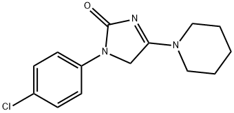 2H-Imidazol-2-one, 1-(4-chlorophenyl)-1,5-dihydro-4-(1-piperidinyl)-