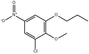 Benzene, 1-chloro-2-methoxy-5-nitro-3-propoxy-