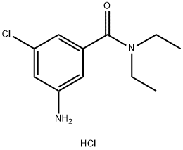 3-amino-5-chloro-N,N-diethylbenzamide hydrochloride