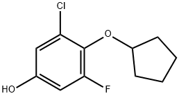 3-chloro-4-(cyclopentyloxy)-5-fluorophenol