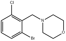 4-[(2-bromo-6-chlorophenyl)methyl]morpholine