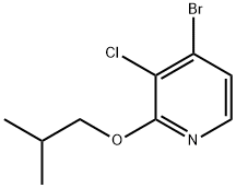 4-bromo-3-chloro-2-(2-methylpropoxy)pyridine