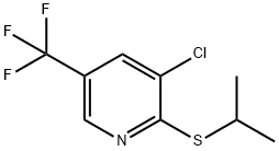 Pyridine, 3-chloro-2-[(1-methylethyl)thio]-5-(trifluoromethyl)-