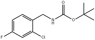 Carbamic acid, N-[(2-chloro-4-fluorophenyl)methyl]-, 1,1-dimethylethyl ester